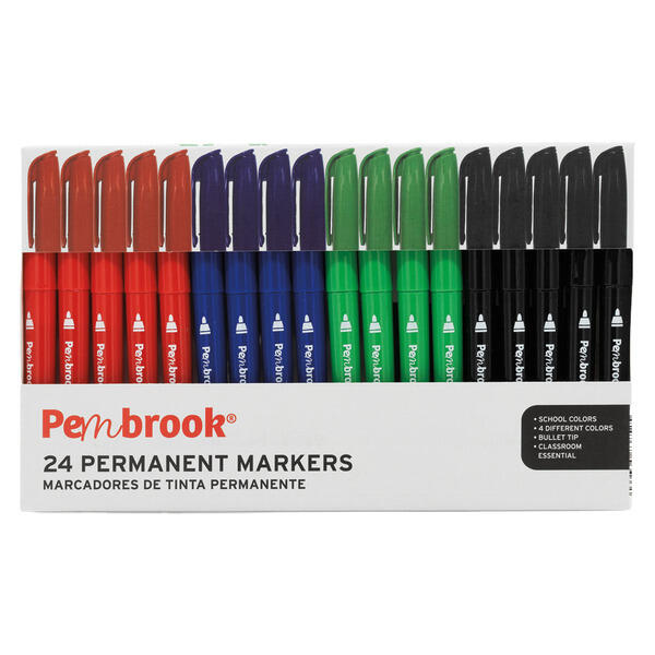 Pembrook School Color Permanent Markers