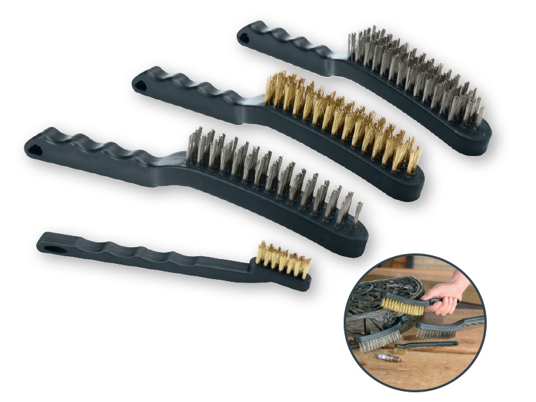 POWERFIX(R) Wire Brush Set