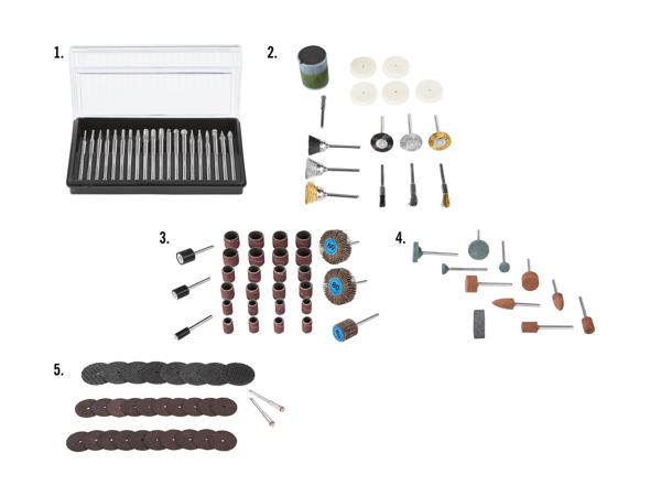 Ensemble d'accessoires pour mini-outils