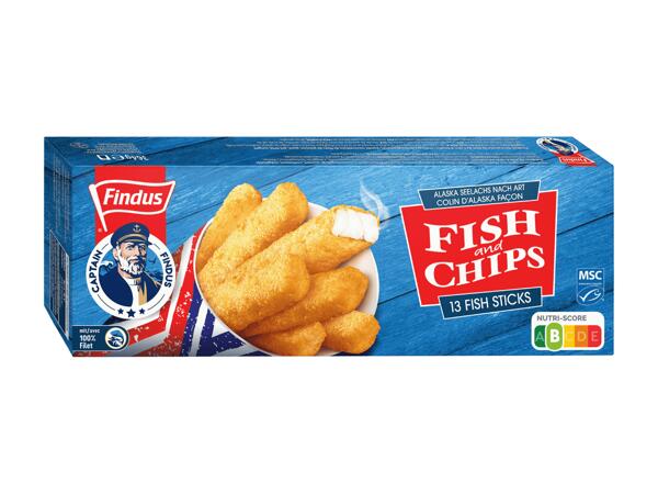 Bâtonnets de poisson Findus