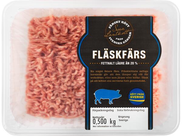 Färsk fläskfärs 20%