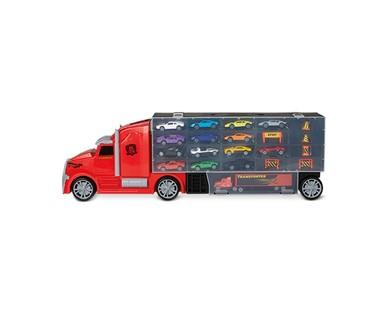 Bee Happy Truck Transporter with Cars