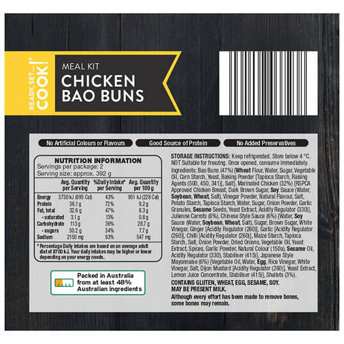 Chicken Bao Buns Meal Kit 785g