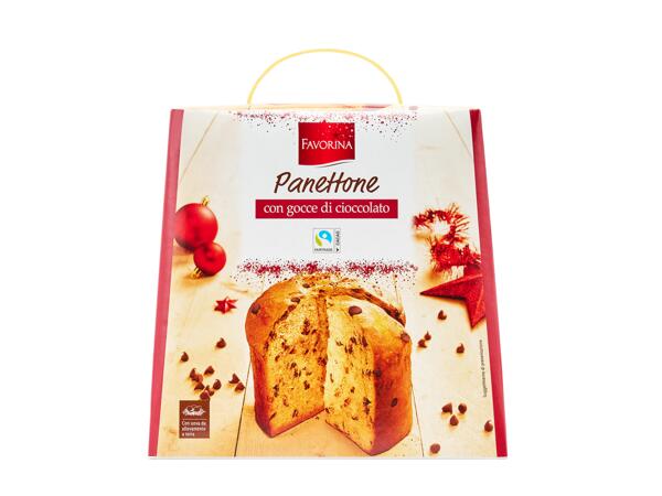 Panettone with chocolate chips