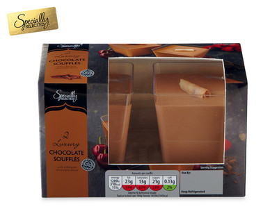 Specially Selected Twin Chocolate Soufflés