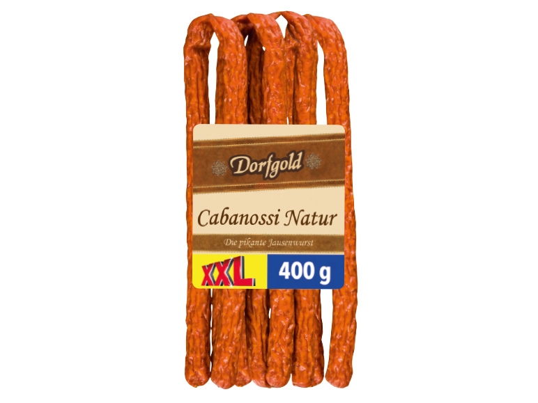 DORFGOLD Cabanossi 300 g + 100 g gratis