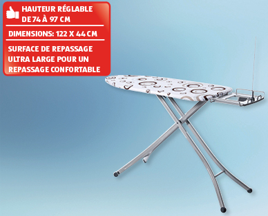 Planche à repasser confort EASY HOME(R)