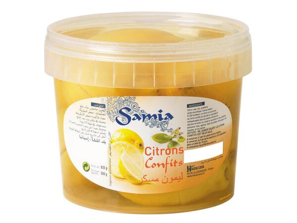 Samia citrons confits