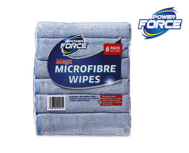 Mega Microfibre Wipes 6pk
