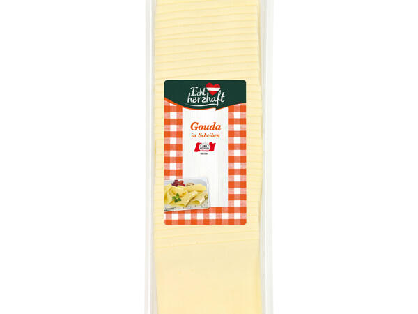 ECHT HERZHAFT Gouda in Scheiben