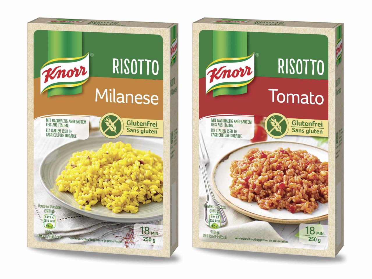 Risotto Knorr 8uniquement en Suisse romande et en Suisse alémanique)