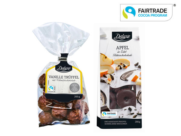 Schokolierte Früchte/Trüffel-Pralinen