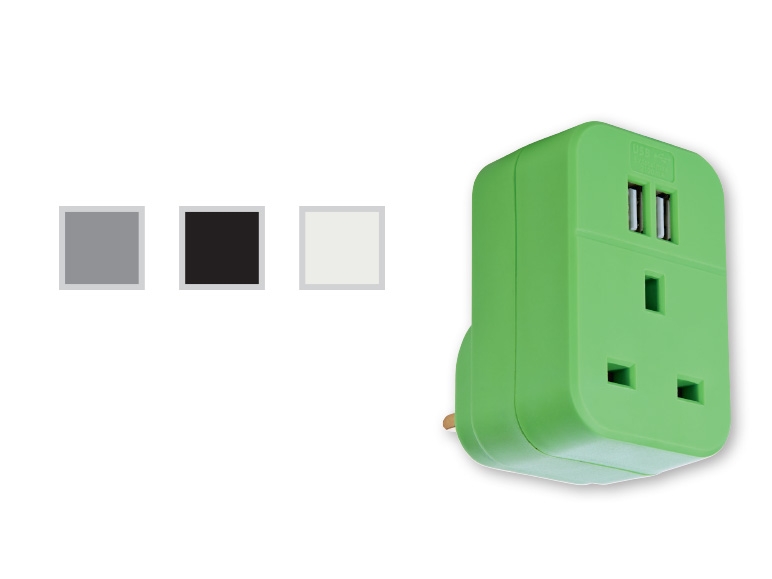 SILVERCREST(R) USB Socket Adaptor