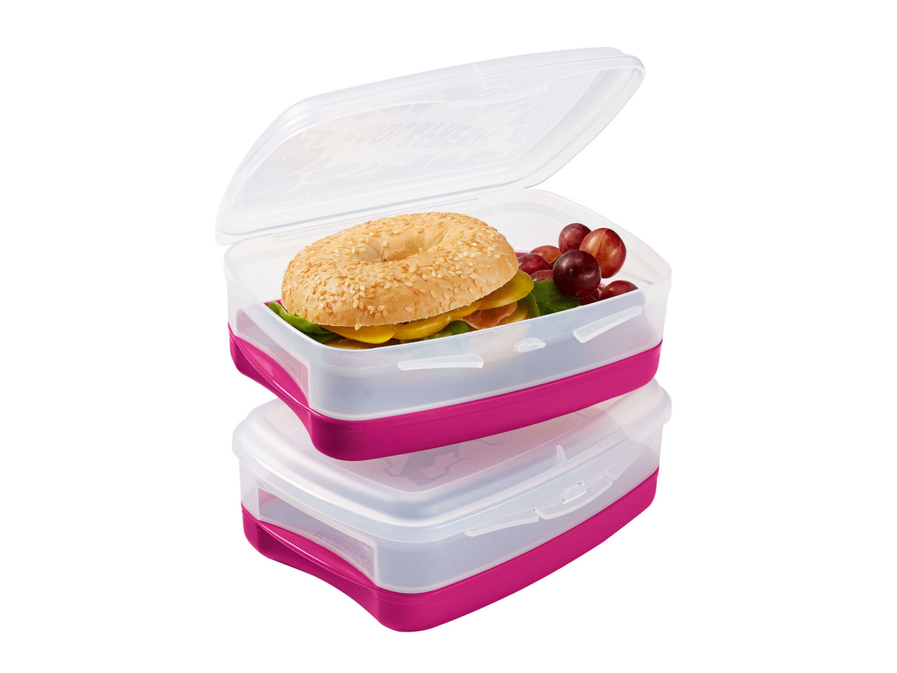 Refridgerator Snack Boxes, 2 pieces or for Cakes/Picnics, 1 piece