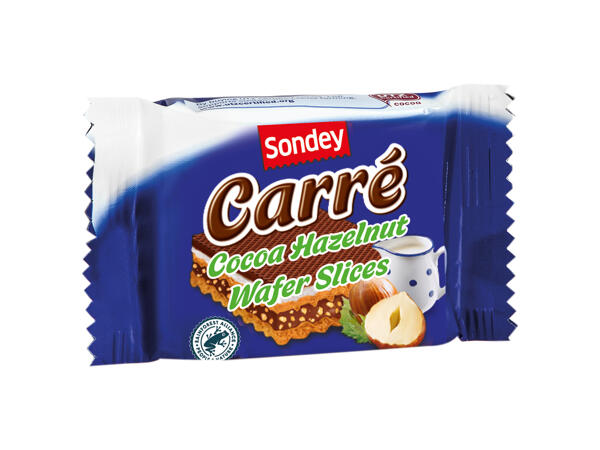 Filled Coated Wafers