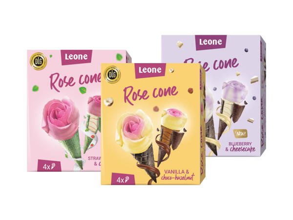 Rose Ice Cream Cones