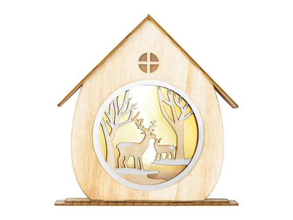 LED Wooden Christmas Decoration