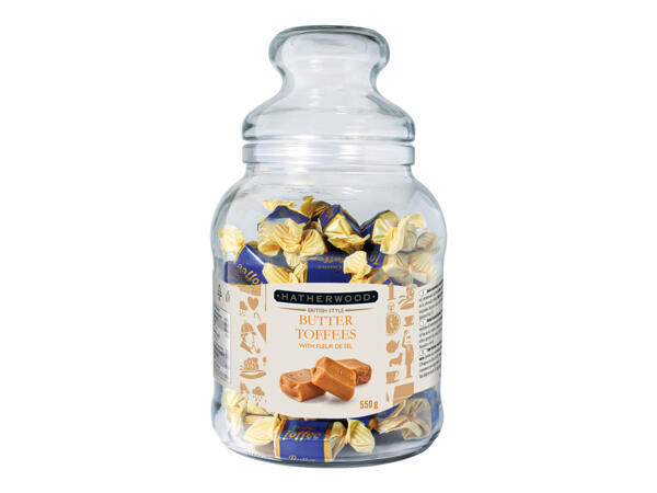 Toffees in a Glass Jar