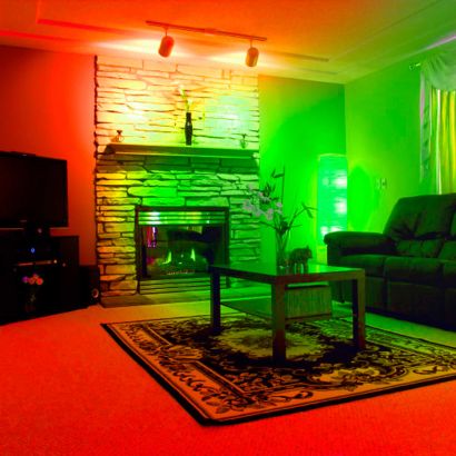 Spot LED "moving colours"