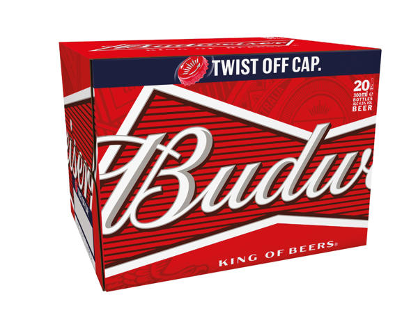 Budweiser Premium Lager 4.8% 20x300ml