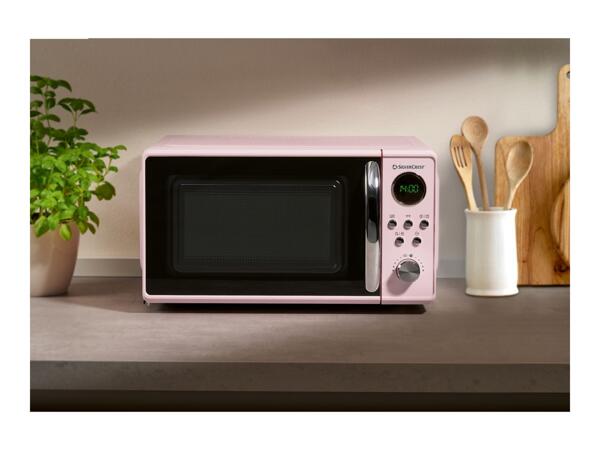 Silvercrest Pink 17L Microwave