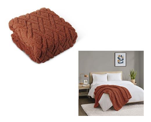 Huntington Home 
 Pinsonic Sherpa Throw