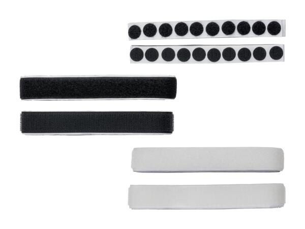 Set de bandes velcro/​pastilles auto-agrippantes