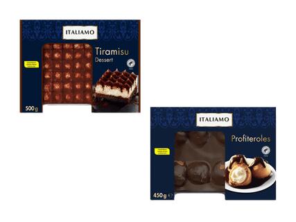 ITALIAMO Profiteroles/tiramisu