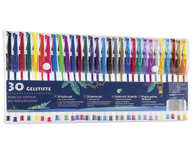 SET DI PENNE IN GEL, 30 PEZZI