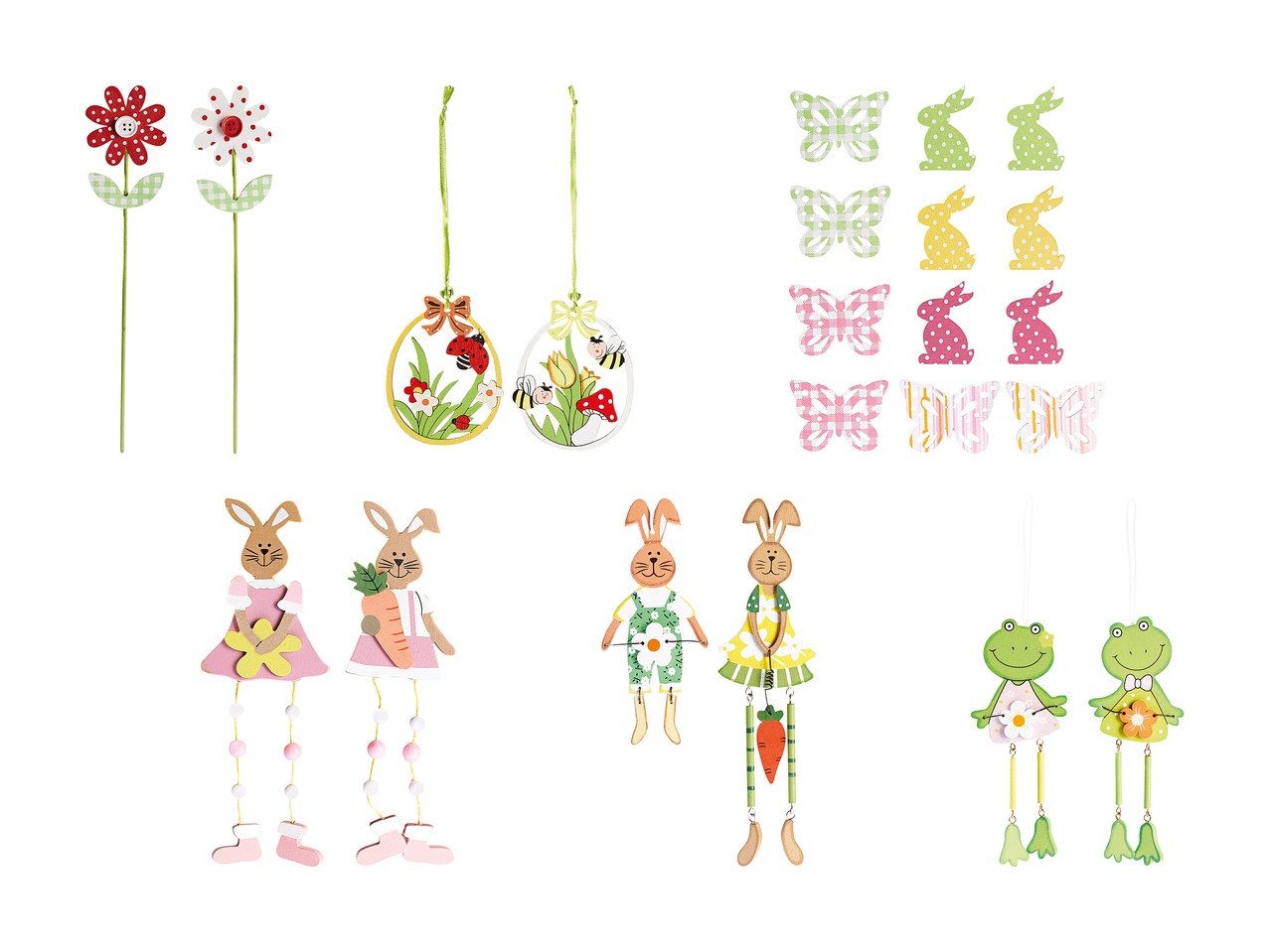 Décoration de printemps, 2 pièces/ 12 pièces