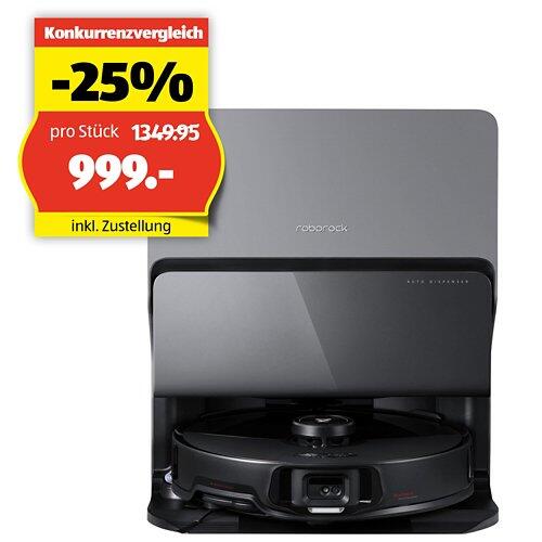 ROBOROCK Saugroboter S8 MaxV Ultra, Schwarz