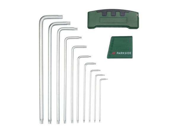 Parkside TX Keys/​Hex Keys - 11 Piece Set