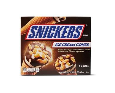Snickers Ice Cream Cones