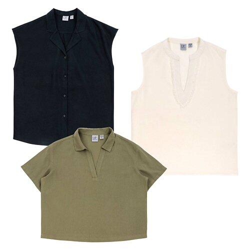 UP2FASHION WOMEN Blouse en viscose et lin
