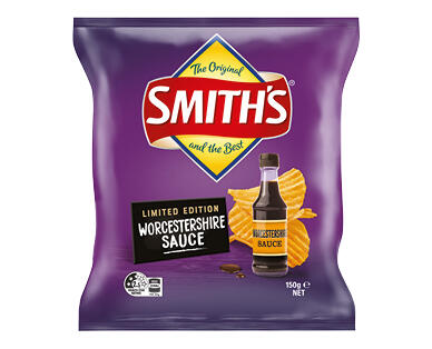 Smith's Crinkle Cut Potato Chips 150g – Worcestershire Sauce