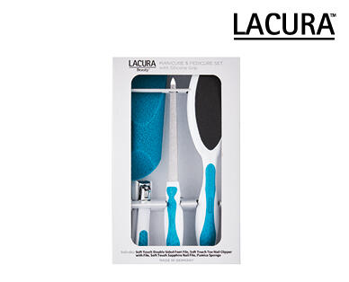 Lacura Manicure and Pedicure 4 Piece Set