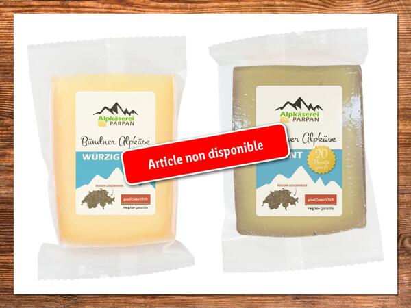 Fromage d'alpage de Parpan (action valable uniquement en Suisse alémanique)