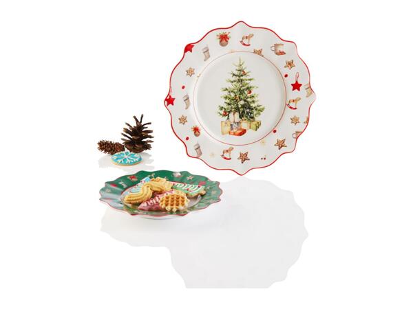 Livarno Home Serving Plate Set/​Biscuit Tin