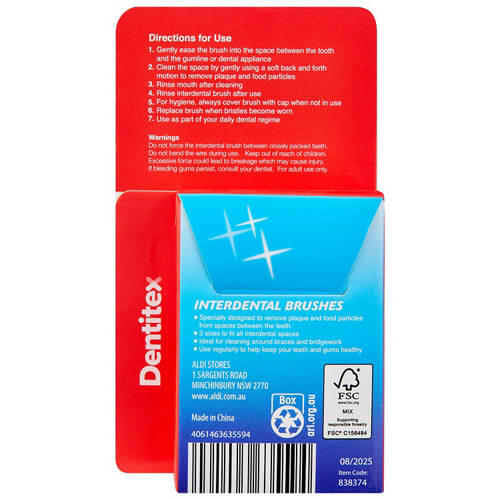 Interdental Brushes 15 Pack