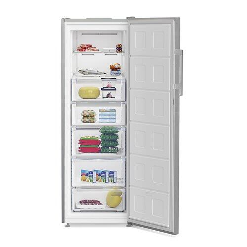 BEKO No-Frost Gefrierschrank Edelstahllook