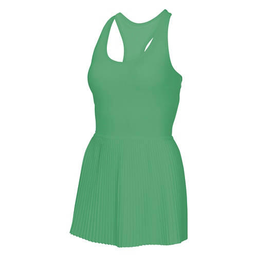 Ladies Premium Sleeveless Athleisure Dress, Green, L