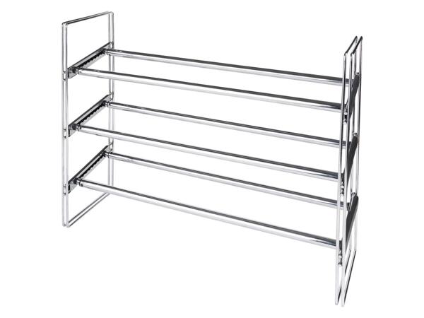 Extendable shoe rack