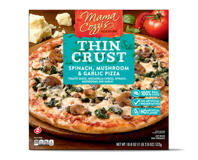 Mama Cozzi's Pizza Kitchen Spinach, Mushroom, & Garlic Pizza