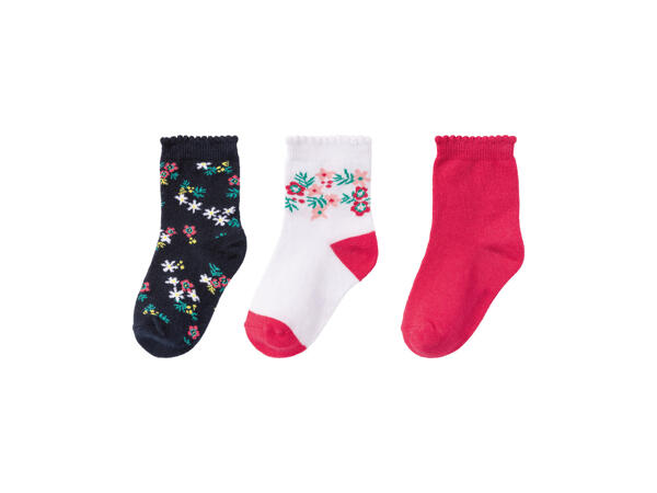 DÍVČÍ PONOŽKY – 3 PÁRY