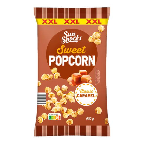 SUNSNACKS(R) 				Popcorn mit Karamell