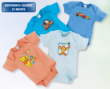 Body pour bébés MINNIE MOUSE/WINNIE THE POOH/DISNEY BABY/CARS/MICKEY MOUSE