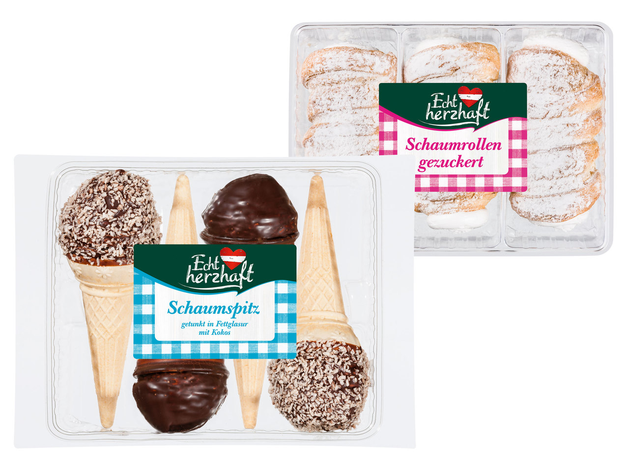 ECHT HERZHAFT Schaumspitz/Schaumrollen