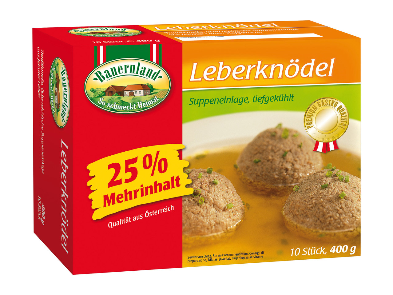BAUERNLAND Leberknödel 400 g