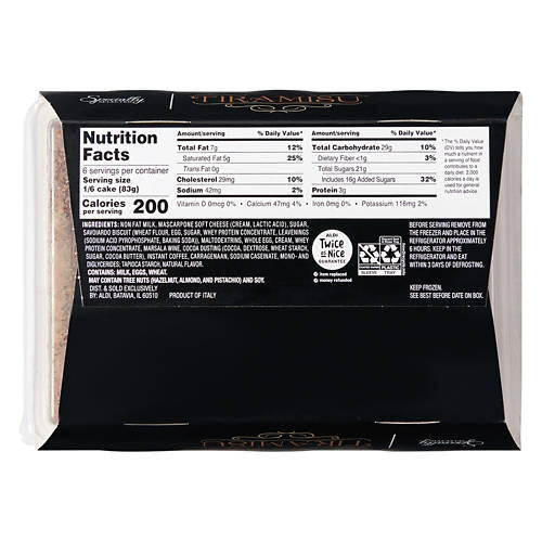 Tiramisu Classic Italian Pastries, 17.6 oz