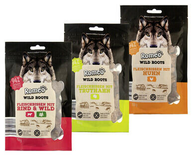 ROMEO
BOUCHÉES À LA VIANDE WILD ROOTS